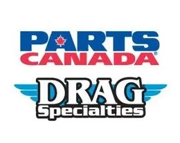 A logo for parts canada and drag specialties.